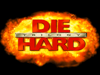 Die Hard Trilogy title screen for Playstation